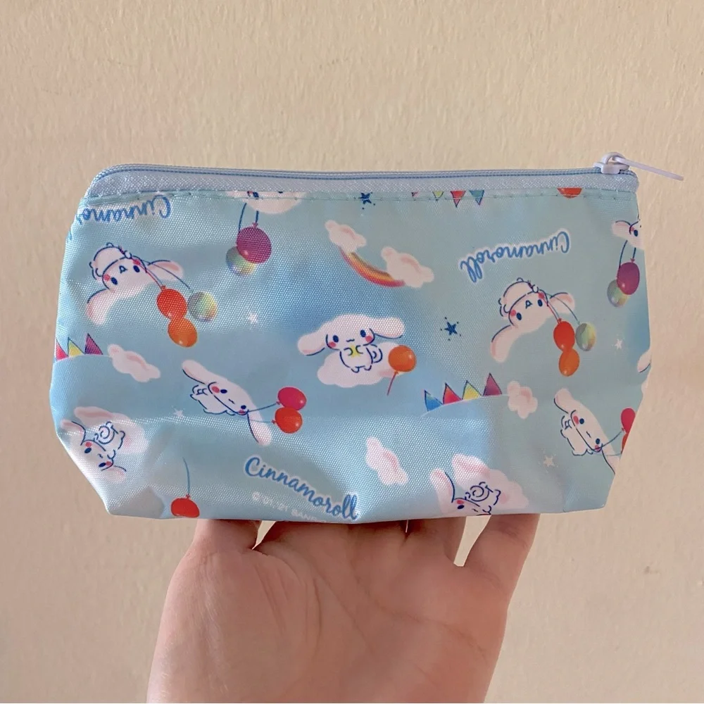 Small Cinnamoroll Print Zipper Pouch Bag